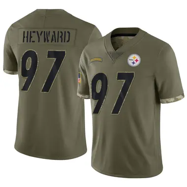 Pittsburgh Steelers - Cam Heyward with the Troy Polamalu #SBXL jersey  