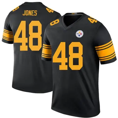 Pittsburgh Steelers #48 Jamir Jones Game Used Color Rush Jersey vs  Cincinnati Bengals 11.20.22